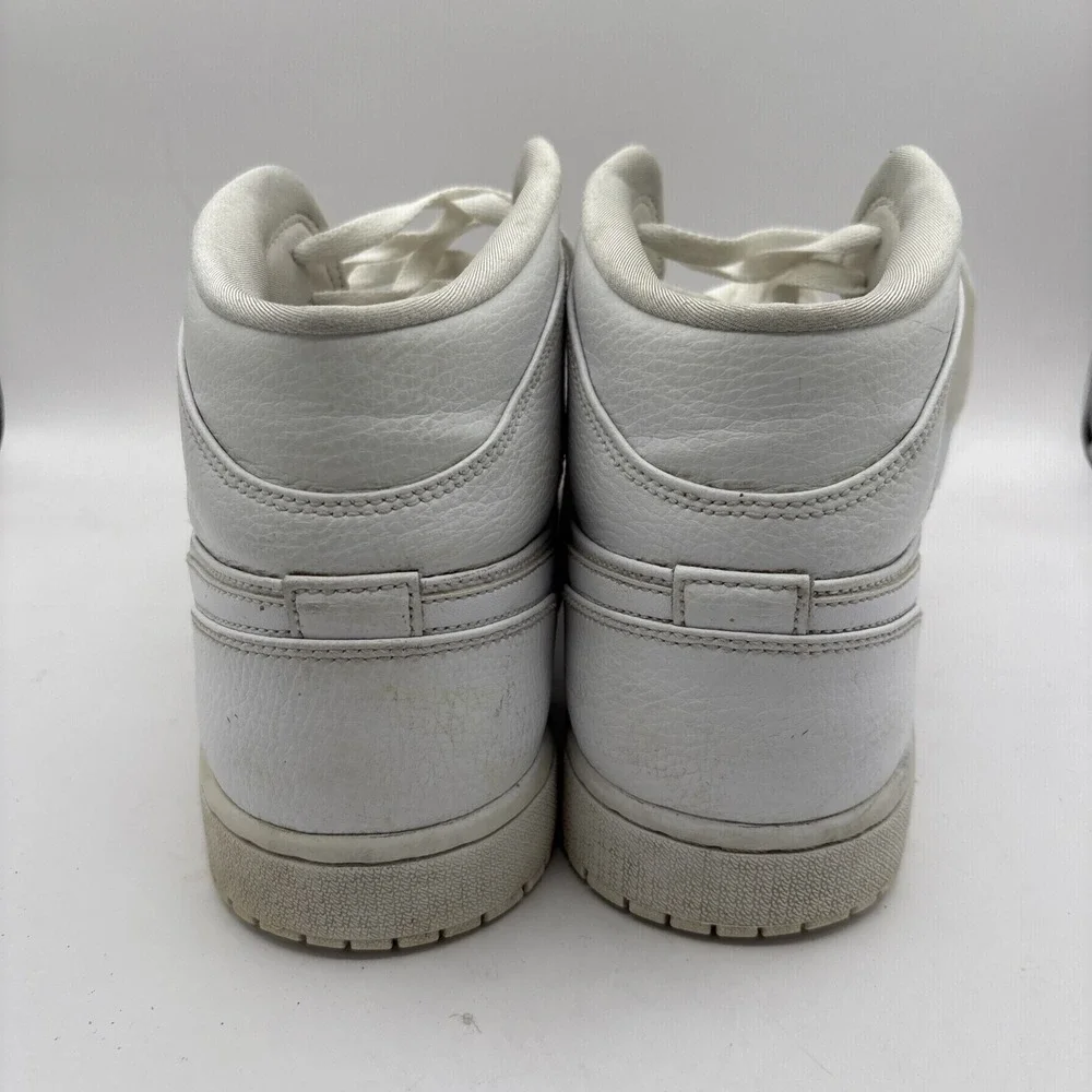 Size 12 - Jordan 1 Mid Triple White 2019 - 554724-129